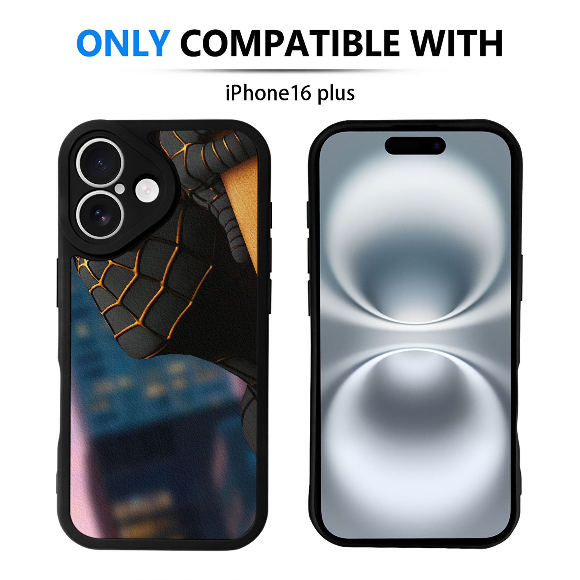 Spider Man スパイダーマン 【iPhone 16シリーズ対応】シリコンスマホケース（レザー調） 材質：シリコン